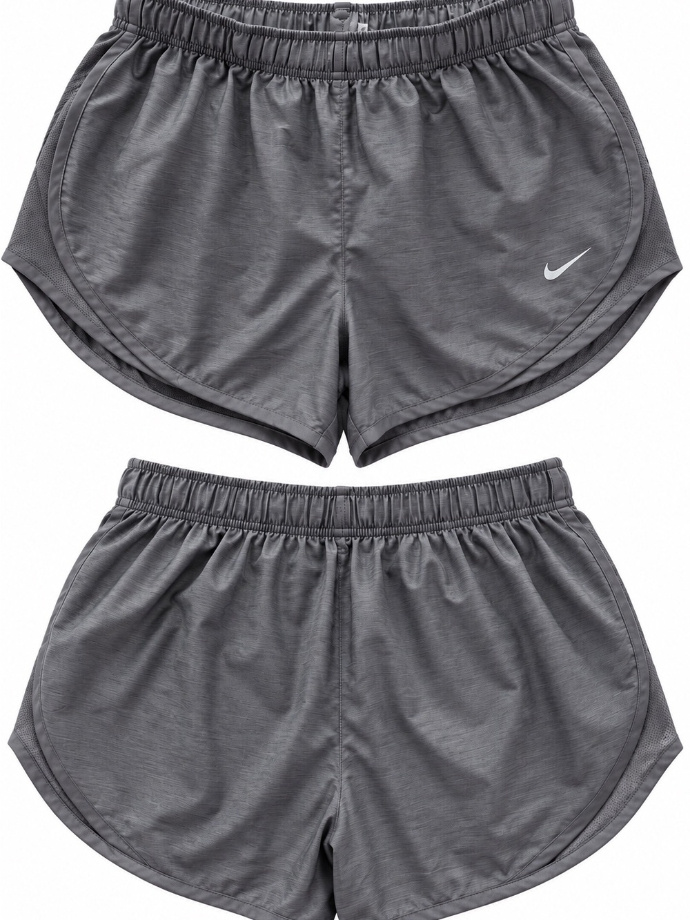 Nike Women's Charcoal Gray Athletic Running Shorts